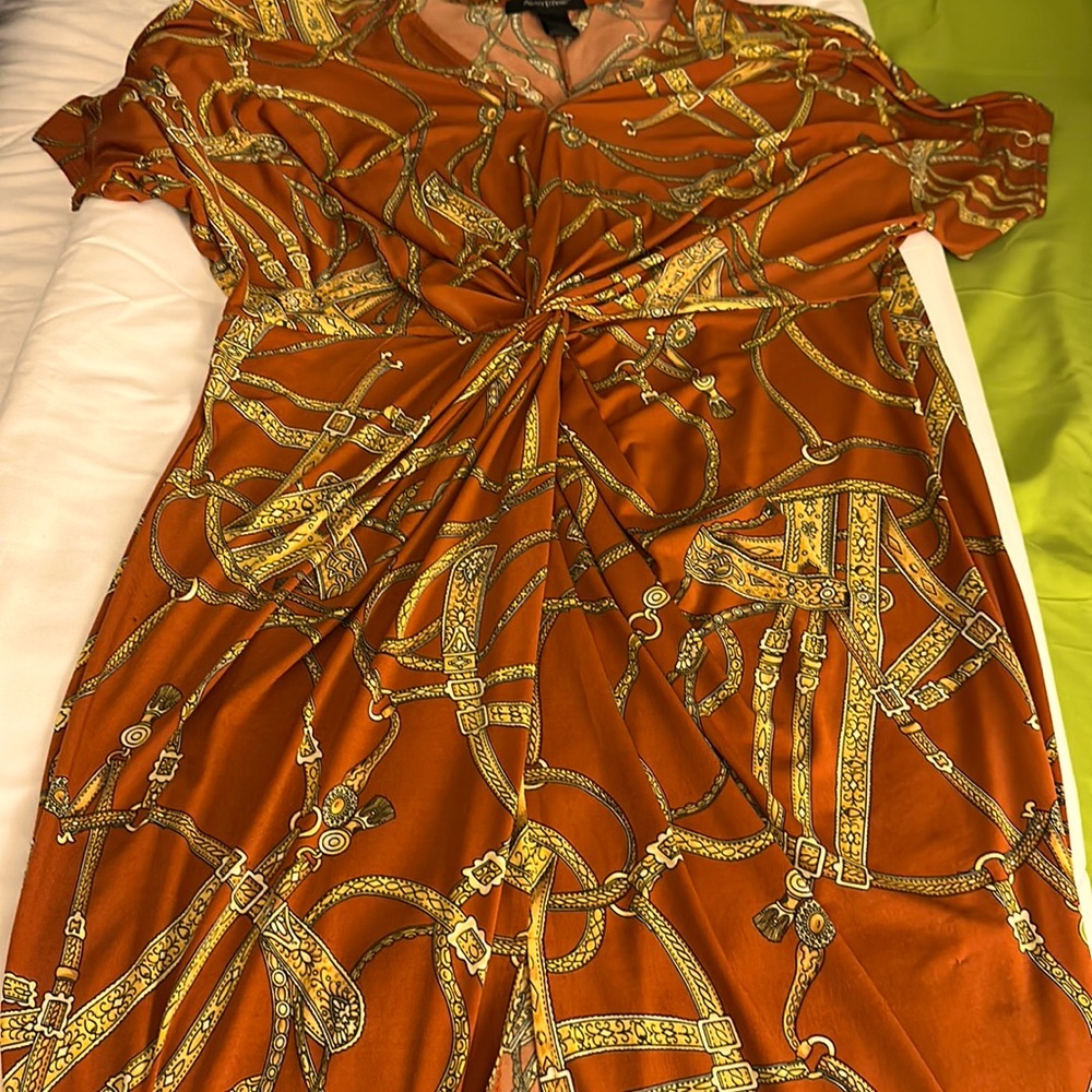 Multi color dress duster.